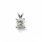 Pendentif - 14 carats Or blanc - 0.72ct. tw. Diamant