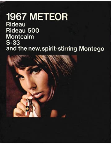 1967 MERCURY METEOR BROCHURE ENGELS, Nieuw