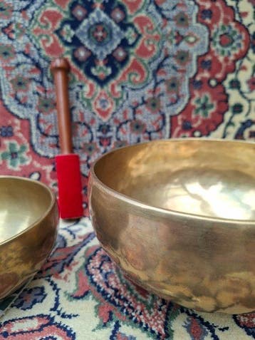 Onbekend - Set 2 Jambati klankschalen bovenste 3 Chakras -, Nieuw