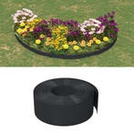vidaXL Tuinrand 10 m 20 cm polyetheen zwart, Verzenden