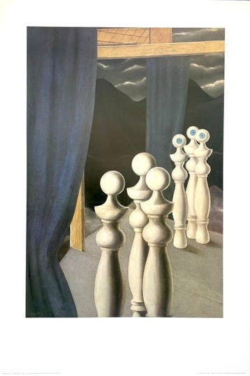 René Magritte (after) - Le Rencontre - Offset Lithography -
