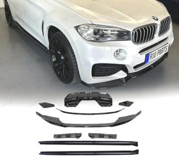 KIT CARROSSERIE BMW X6 F16 14- LOOK M PERFORMANCE NOIR BRILL, Verzenden