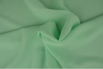 15 meter chiffon stof - licht mint, Verzenden