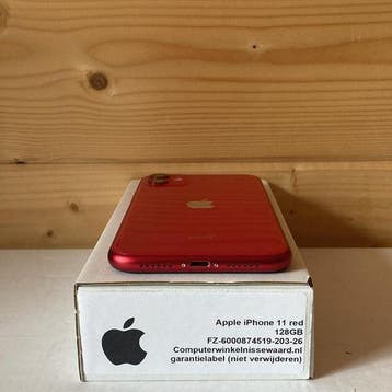 Apple IPhone 11 128GB rood + garantie, Télécoms, Téléphonie mobile | Apple iPhone, Ophalen of Verzenden