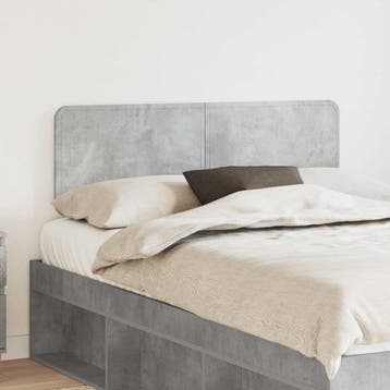 vidaXL Hoofdbord Beton Grijs Bewerkt hout, Verzenden, Nieuw