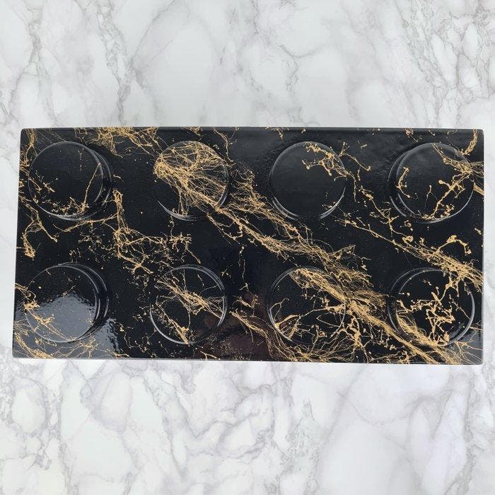 Santicri (1992) - Legold XL (black and gold marble), Antiek en Kunst, Kunst | Designobjecten
