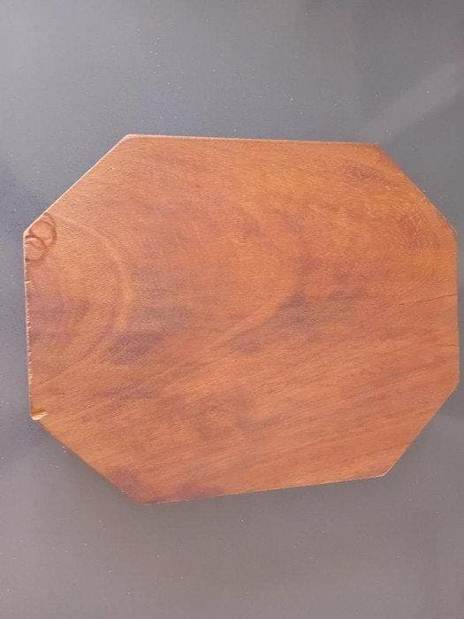 david marshall - Dienblad - Gegoten messing, Beuken - meest, Antiquités & Art, Antiquités | Meubles | Tables