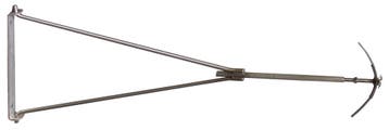 Support de gouttière ajustable pour Rd 7-10mm StSt, Verzenden