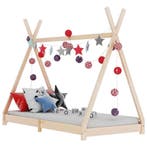 vidaXL Kinderbedframe massief grenenhout 90x200 cm, Kinderen en Baby's, Verzenden, Nieuw