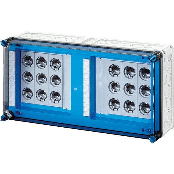 Hensel Mi 6x63A Zekeringkast IP65 Met 250A 5-Poolse Rail -, Doe-het-zelf en Bouw, Elektriciteit en Kabels, Verzenden