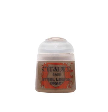 Citadel Base Steel Legion Drab 12 Ml (Warhammer Nieuw), Ophalen of Verzenden