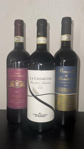 2015 Canalicchio di Sopra Casaccia, 2017 Tenute Silvio Nardi