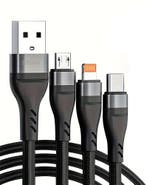 DrPhone MX20 - 3 In 1 Kabel - USB-C / Lightning / Micro SD -, Verzenden