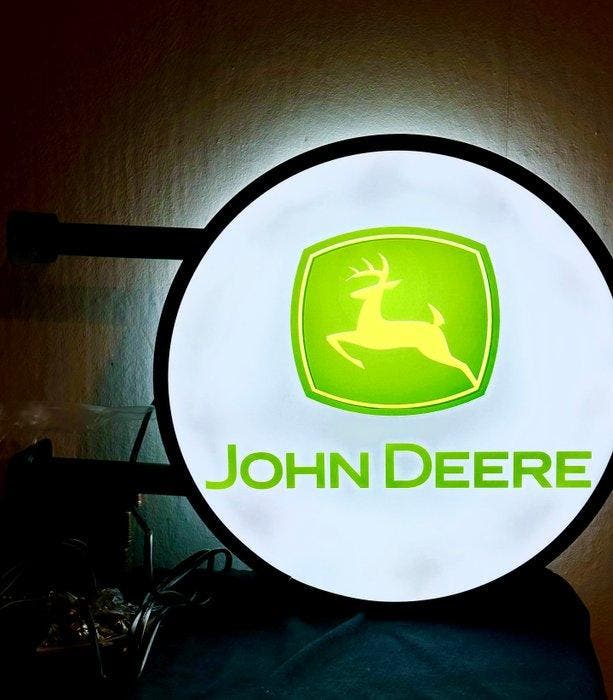 No reserve-Met montage materiaal - Dubbelzijdige John Deere, Antiquités & Art, Antiquités | Assiettes décoratives & Carrelages