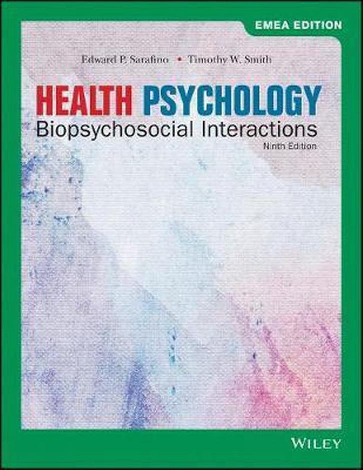 Health Psychology Biopsychosocial Interactions 9781119586937, Boeken, Taal | Engels, Zo goed als nieuw, Verzenden