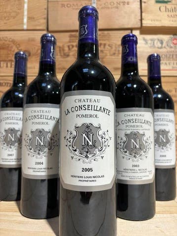 Château la Conseillante Vertical: 2003, 2004, 2005, 2007 &