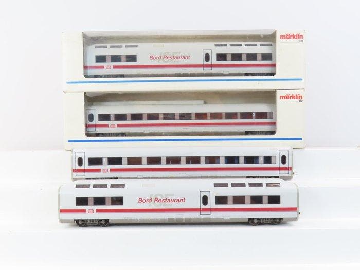Märklin H0 - 4370/4371/4373 - Treinstel (4) - 4x 4-assig ICE, Hobby en Vrije tijd, Modeltreinen | H0