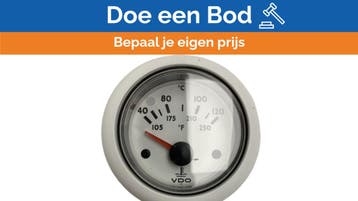 Bieden: VDO N02321602 OceanLine 12V temperature, Ophalen of Verzenden