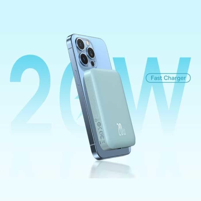 10.000mAh Mini Magnetische Qi Powerbank voor Mobiele, Télécoms, Batteries externes, Envoi