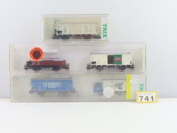 Trix H0 - 24032/24033/23881 - Modeltrein goederenwagon (3) -, Nieuw