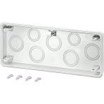 Hensel MI FM 40 Bride plastique 2xM25/32 5xM32/40 WM2 300mm, Verzenden