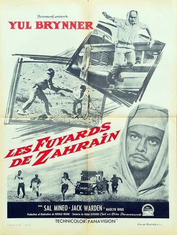 Yul Brynner - Escape from Zahrain - Original French Movie, Nieuw