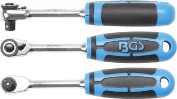Bgs Technic Ratelsleutel fijn vertand 6,3 mm (1/4), Verzenden, Nieuw