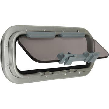 Patrijspoort Aluminium Rechthoekig 451x193mm, Watersport en Boten, Ophalen of Verzenden, Nieuw