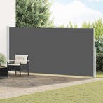 vidaXL Uittrekbaar Zijscherm Antracietkleurig 600 x 200 cm, Verzenden