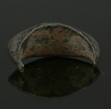 Oud-Romeins Brons Bezelfragment dat Eros afbeeldt terwijl