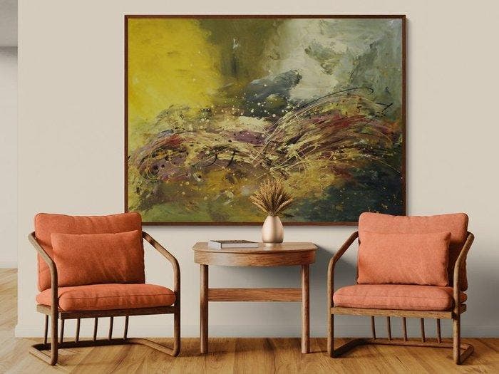 Floria Rey - Summer Fields XXL, Antiek en Kunst, Kunst | Schilderijen | Modern