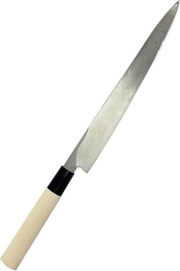 Nagaunoi Left-Hand Knife, Yanagi Blade Knife, 9.4 inches