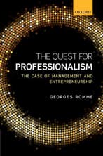 Quest For Professionalism 9780198737735 Georges Romme, Verzenden, Zo goed als nieuw, Georges Romme