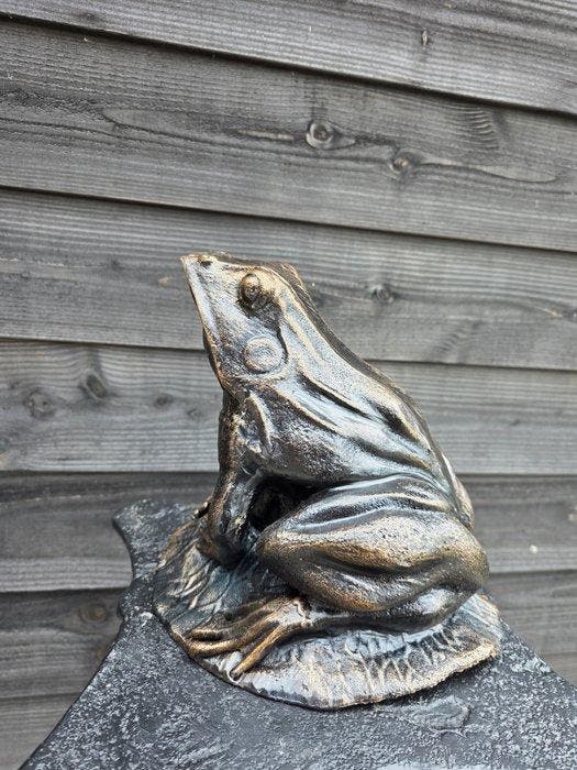 Beeld, XL Iron Frog 7.5kg - 24 cm - Gietijzer - 2026, Antiek en Kunst, Curiosa en Brocante