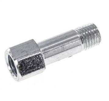 Rallonge mâle/femelle en acier pour embout de graissage M8x1, Verzenden