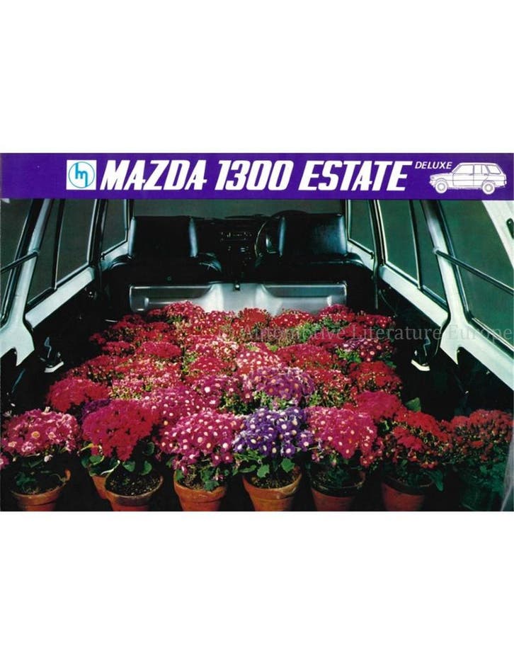 1970 MAZDA 1300 ESTATE BROCHURE ENGELS, Livres, Autos | Brochures & Magazines