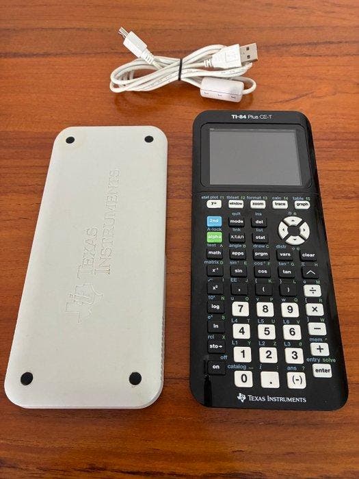 Texas Instruments TI-84 Plus CE-T - Computer - Met Powercord, Games en Spelcomputers, Spelcomputers | Overige Accessoires