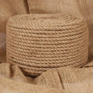 vidaXL Touw 25 m lang 12 mm dik jute, Verzenden, Nieuw