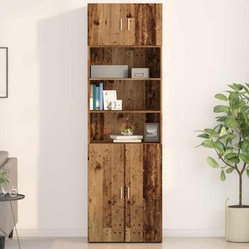 vidaXL Wandkast Oud hout 70 x 42.5 x 40 cm Bewerkt hout, Verzenden