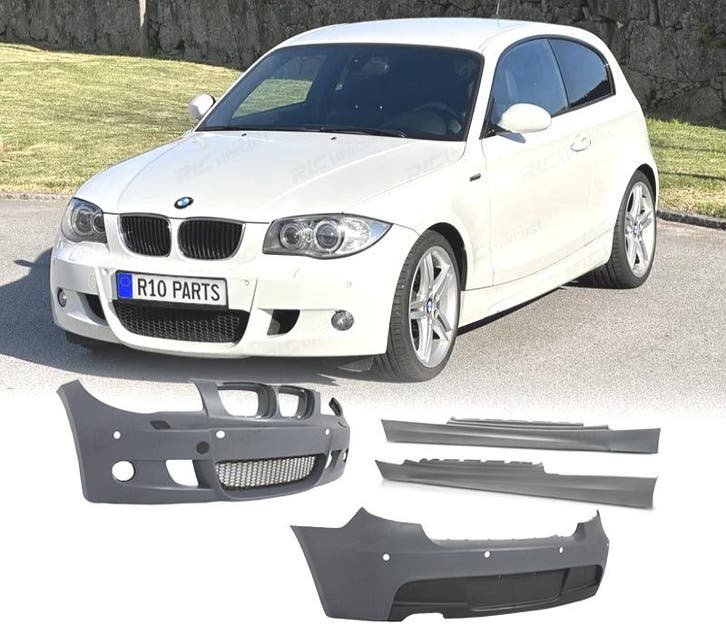 KIT CARROSSERIE BMW E81 04-11 LOOK M PDC, Auto-onderdelen, Carrosserie, Verzenden