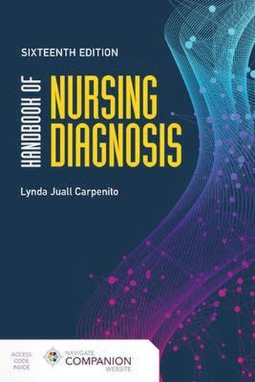 Handbook Of Nursing Diagnosis 9781284197976, Verzenden, Gelezen, Lynda Juall Carpenito