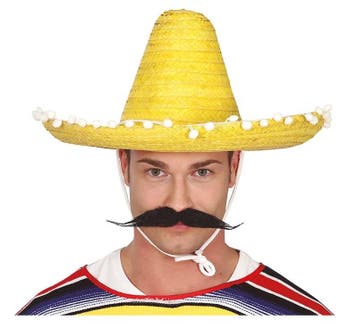 Sombrero Geel 45cm, Hobby en Vrije tijd, Feestartikelen, Verzenden, Nieuw