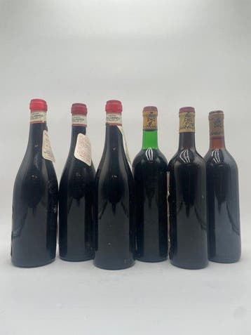 1955 x2, 1968 x2, 1977 & N.V. Villadoria - Barolo - 6, Verzamelen, Nieuw