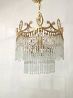 Lamp - Messing, Kristal - Kroonluchter, Antiek en Kunst