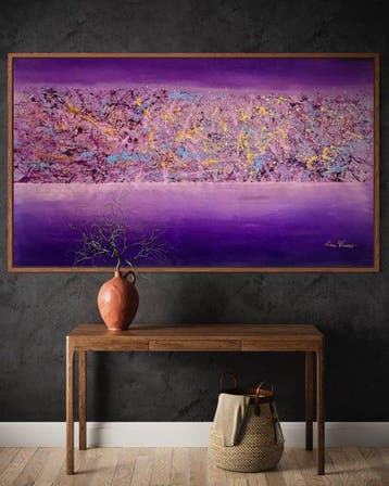 LINA VERANO - Violet Horizon - XL - NO RESERVE