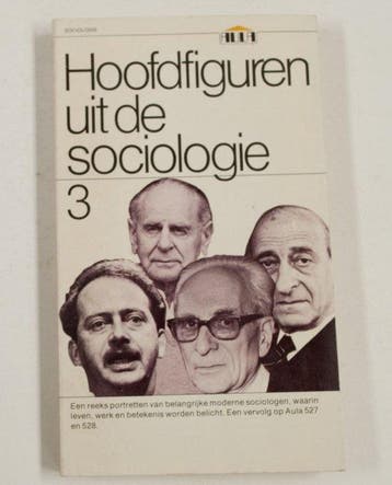 3 Hoofdfiguren uit de sociologie 9789027454072 L. Rademaker, Verzenden, L. Rademaker