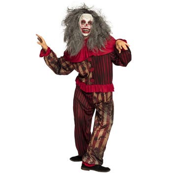 Halloween Clown Kostuum Rood, Verzenden, Nieuw