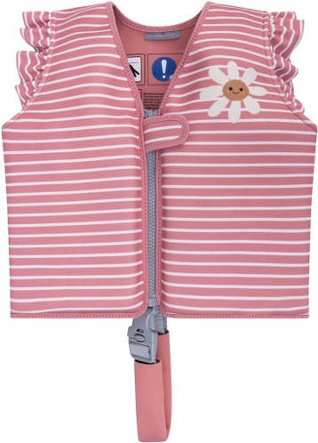 Swim Essentials Zwemvest - Rood/Wit - Daisy Flower - 3/6, Verzenden