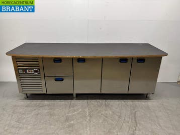 RVS Ifo Kampri Koelwerkbank 3 deuren en 2 laden 242 cm 230V, Ophalen of Verzenden, Nieuw in verpakking