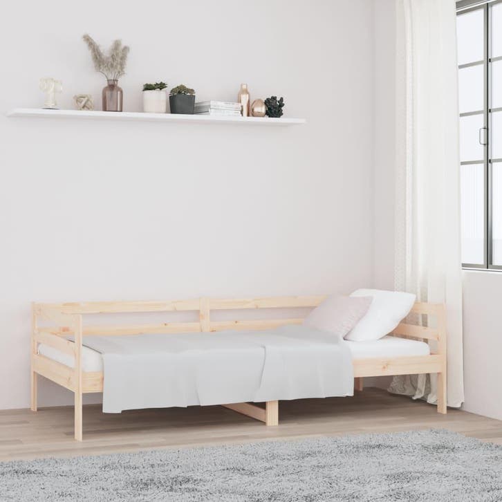 vidaXL Slaapbank zonder matras 80x200 cm massief grenenhout, Maison & Meubles, Chambre à coucher | Lits, Envoi